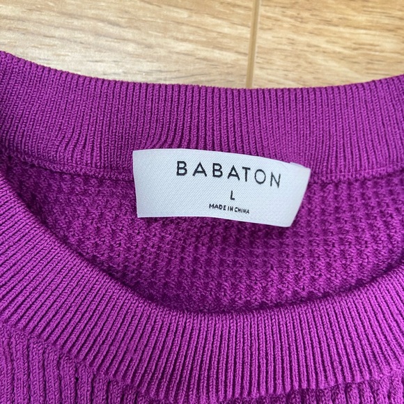 Aritzia babaton Waldorf sculpt knit long sleeve size L - Picture 7 of 8